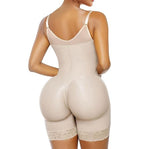 Women’s Colombian Shapewear Tummy Control Butt Lifter Shaper – Zipper Crotch & Detachable Straps